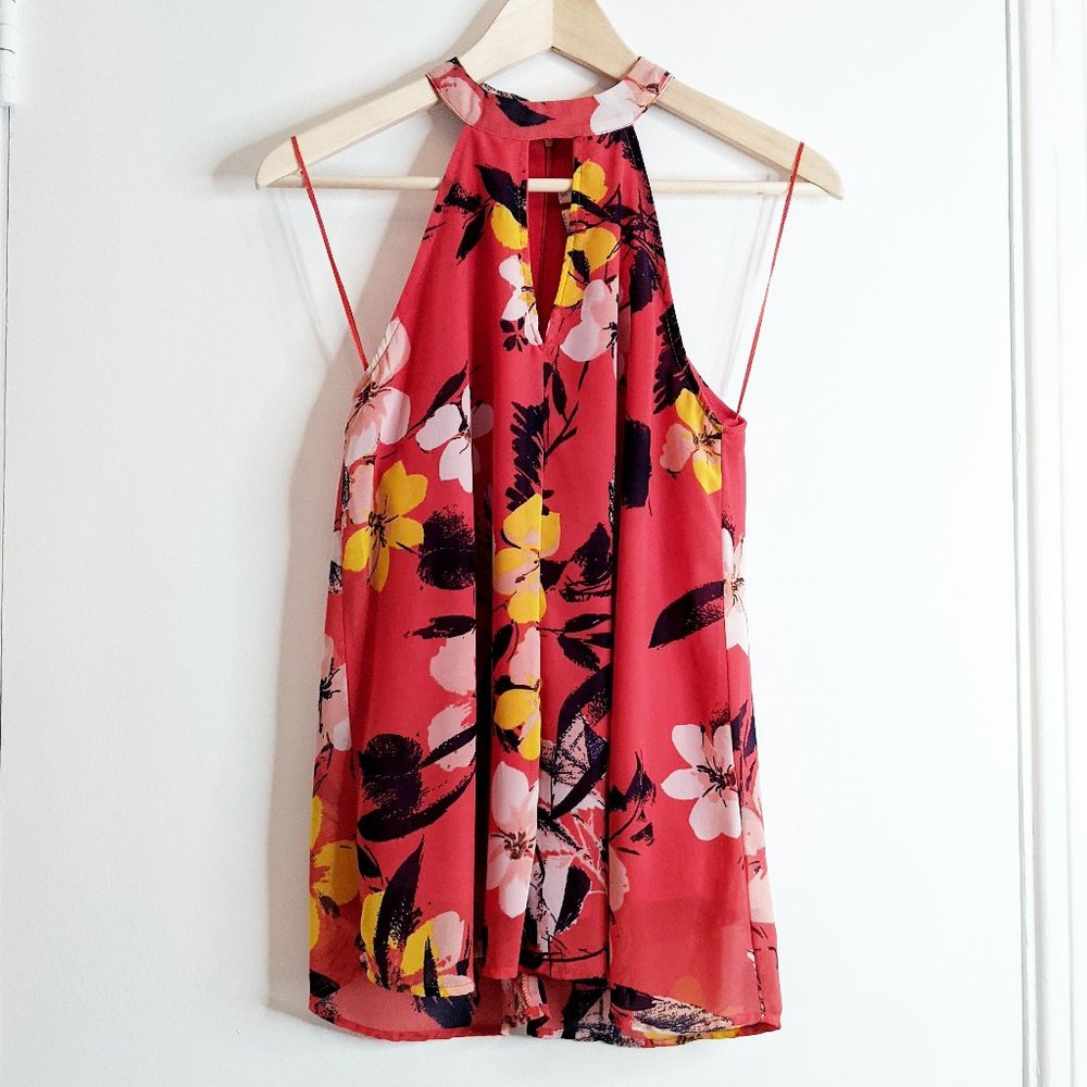 Japna red halter top